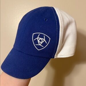 Ariat Blue and White Infant Baseball Cap